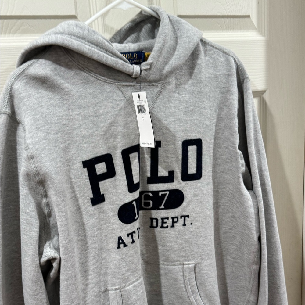 Gray polo sweater